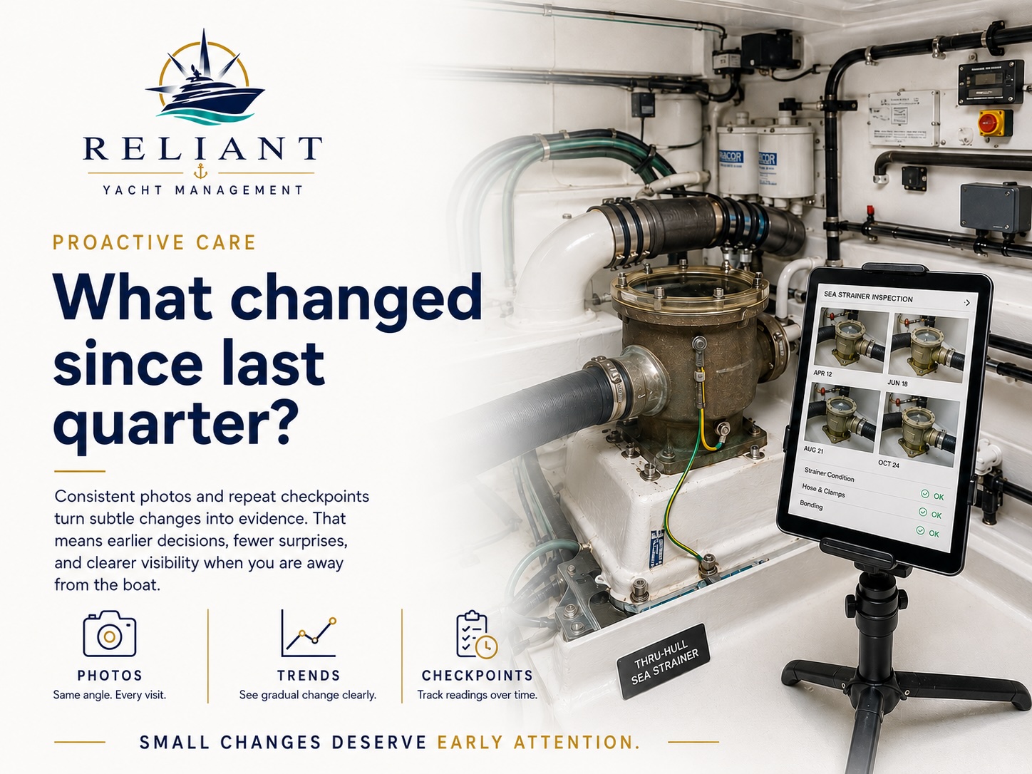 How Consistent Inspection Photos Reveal Yacht Problems Early